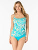 Beach House Bridget Textured Shirred Side Underwire Tankini Top