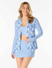 Beach House Mary Relaxed Fit Zip Front Rash Guard
