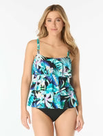 Load image into Gallery viewer, Beach House Jane Ruffle Tiered Tankini Top

