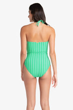 Load image into Gallery viewer, Tassel Belt Bandeau One-Piece | Nautical Weave
