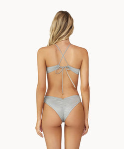 Pily Q Silver Basic Ruched Bottoms