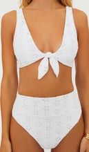 Load image into Gallery viewer, Dallas Top White Magnolia Eyelet
