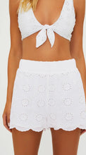 Load image into Gallery viewer, Aurelia Short White Magnolia Eyelet
