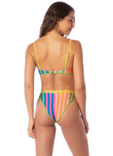 Load image into Gallery viewer, Striped Mule Elite High Rise Classic Bikini Bottom
