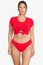 Load image into Gallery viewer, Ava High Waist Bikini Bottom
