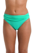 Load image into Gallery viewer, Island Goddess Shirred Band Hipster Bottom - Seafoam
