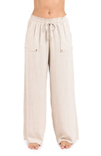 Load image into Gallery viewer, Delphine Coast Beach Pant Cover Up - Taupe
