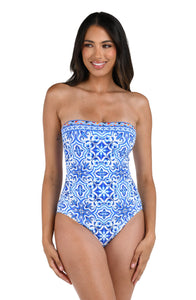 Alboran Sea Bandeau One Piece