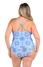 Load image into Gallery viewer, Alboran Sea Keyhole Tankini Top
