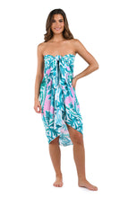 Load image into Gallery viewer, Opulent Palm Pareo Wrap Cover Up
