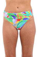 Load image into Gallery viewer, Tropi-flage Shirred Band Hipster Bottom
