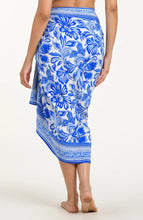 Load image into Gallery viewer, Botanical Brocade Pareo Wrap - Lapis
