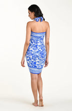 Load image into Gallery viewer, Botanical Brocade Pareo Wrap - Lapis
