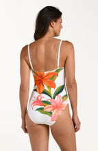 Load image into Gallery viewer, Jungle Blossoms Lingerie One Piece with Beaded Detail
