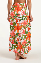 Load image into Gallery viewer, Jungle Blossoms Hem Sarong Wrap Skirt
