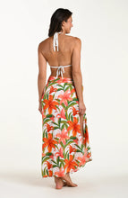 Load image into Gallery viewer, Jungle Blossoms Hem Sarong Wrap Skirt
