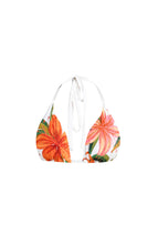 Load image into Gallery viewer, Jungle Blossoms Halter Triangle Top
