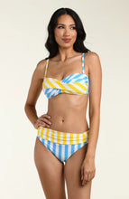 Load image into Gallery viewer, Coastal Clubhouse Twist Bandeau Bikini Top
