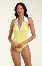 Load image into Gallery viewer, Prep &amp; Paddle V-Neck One Piece
