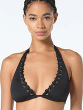 Load image into Gallery viewer, Michael Kors Halter String Bikini Top - Laced Grommets
