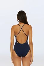 Load image into Gallery viewer, Monaco Pleated Plunge One-Piece
