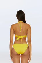 Load image into Gallery viewer, Monaco Pleated Halter Triangle Top

