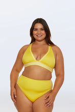 Load image into Gallery viewer, Monaco Pleated Halter Triangle Top
