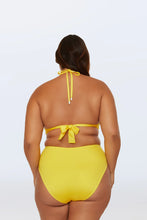 Load image into Gallery viewer, Monaco Pleated Halter Triangle Top
