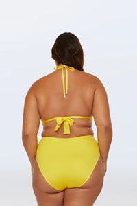 Monaco Pleated Halter Triangle Top
