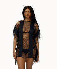 Load image into Gallery viewer, Black Gold Monique Cover Up
