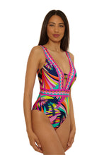 Load image into Gallery viewer, Border Plunge One Piece - Paralia
