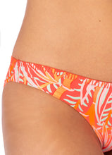 Load image into Gallery viewer, Coral Foliage Flirt Low Rise Thin Side Bikini Bottom
