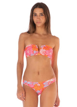 Load image into Gallery viewer, Flower Scape Flirt Low Rise Thin Side Bikini Bottom
