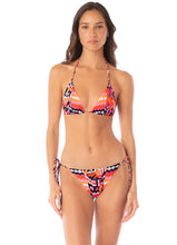 Load image into Gallery viewer, Prism Cat Edge Sliding Triangle Bikini Top
