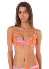Load image into Gallery viewer, Flower Scape Candice Classic Bralette Bikini Top
