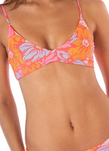 Load image into Gallery viewer, Flower Scape Candice Classic Bralette Bikini Top
