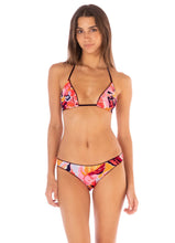 Load image into Gallery viewer, Blue Deep Balmy Sliding Triangle Bikini Top
