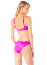 Load image into Gallery viewer, Deep Pink Sublimity Regular Rise Classic Bikini Bottom
