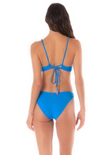Load image into Gallery viewer, Ocean Blue Sublimity Regular Rise Classic Bikini Bottom
