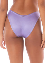 Load image into Gallery viewer, Lavander Wisteria Splendour Regular Rise Thin Side Bikini Bottom
