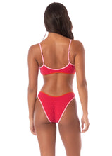 Load image into Gallery viewer, Apple Red Splendour Regular Rise Thin Side Bikini Bottom
