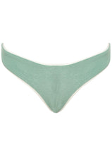 Load image into Gallery viewer, Shamrock Green Splendour Regular Rise Thin Side Bikini Bottom
