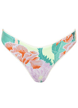 Load image into Gallery viewer, Shamrock Green Splendour Regular Rise Thin Side Bikini Bottom
