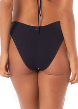 Load image into Gallery viewer, Blue Deep Splendour Regular Rise Thin Side Bikini Bottom
