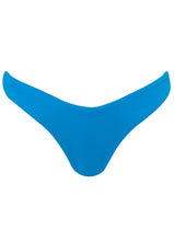 Load image into Gallery viewer, Ocean Blue Splendour Regular Rise Thin Side Bikini Bottom
