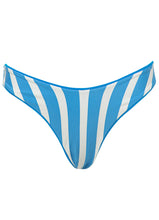Load image into Gallery viewer, Ocean Blue Splendour Regular Rise Thin Side Bikini Bottom
