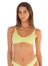 Load image into Gallery viewer, Lemonade Green Blush Classic Bralette Bikini Top
