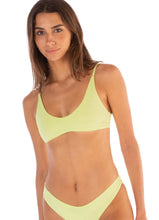 Load image into Gallery viewer, Lemonade Green Blush Classic Bralette Bikini Top
