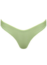 Load image into Gallery viewer, Lemonade Green Splendour Regular Rise Thin Side Bikini Bottom

