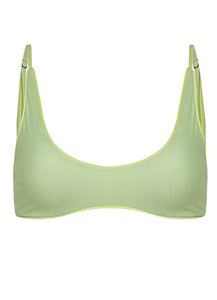 Lemonade Green Blush Classic Bralette Bikini Top